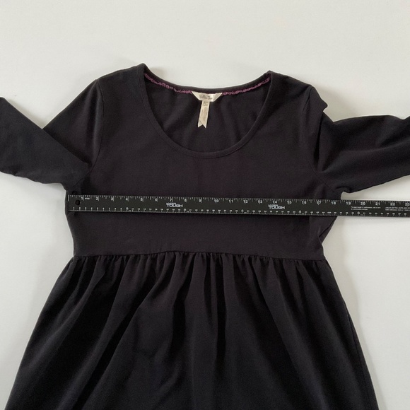 Matilda Jane Discovery Dress Sz L Black Empire Waist Everyday Chic Comfy Classic - Picture 8 of 11